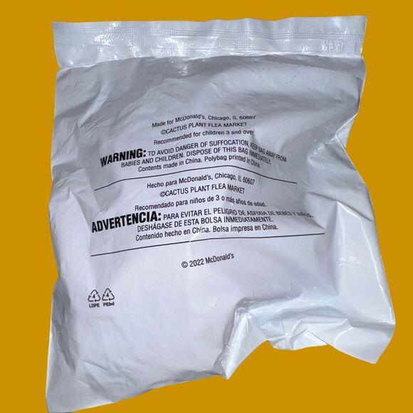 2022 Grimace McDonalds Adult Happy Meal Cactus Plant Flea Market UNOPENED - Picture 2 of 3